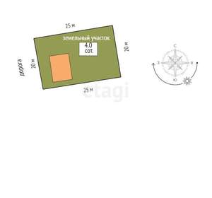 Дом 93м², 1-этажный, участок 4 сот.