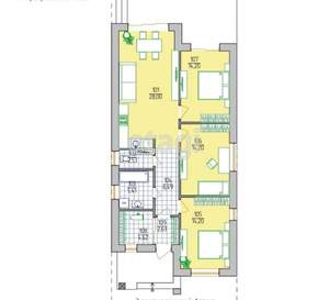 Дом 76м², 1-этажный, участок 5 сот.