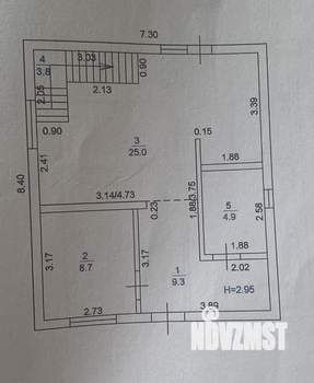Дом 106м², 2-этажный, участок 4 сот.