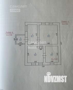 Дом 45м², 1-этажный, участок 24 сот.