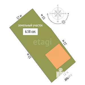 Дом 130м², 2-этажный, участок 7 сот.