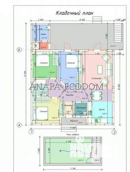 Дом 115м², 1-этажный, участок 5 сот.
