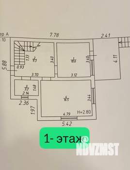 Дом 92м², 2-этажный, участок 4 сот.