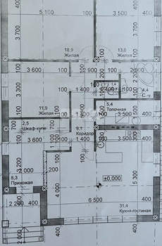 Дом 129м², 1-этажный, участок 6 сот.