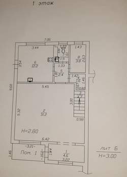 Дом 117м², 2-этажный, участок 1 сот.