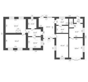 Дом 133м², 2-этажный, участок 15 сот.