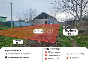 Дом 108м², 1-этажный, участок 8 сот.