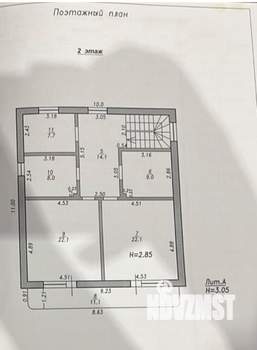 Дом 190м², 2-этажный, участок 3 сот.
