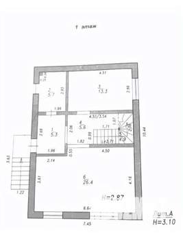 Дом 117м², 2-этажный, участок 3 сот.