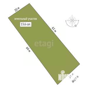 Дом 94м², 1-этажный, участок 14 сот.