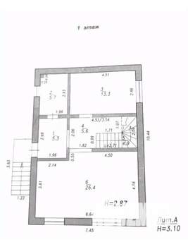Дом 117м², 2-этажный, участок 3 сот.