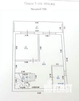 Дом 173м², 2-этажный, участок 4 сот.