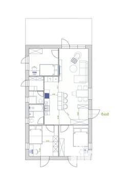 Дом 95м², 1-этажный, участок 5 сот.