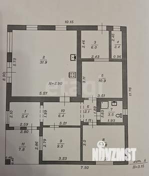 Дом 89м², 1-этажный, участок 7 сот.