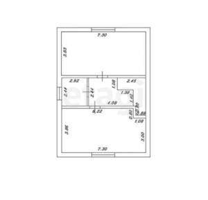 Дом 154м², 2-этажный, участок 4 сот.