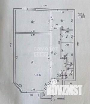 Дом 261м², 2-этажный, участок 6 сот.