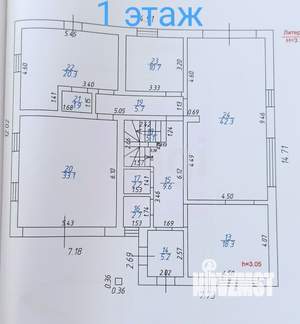 Дом 416м², 3-этажный, участок 12 сот.