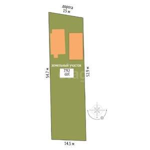 Дом 90м², 2-этажный, участок 10 сот.