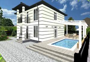 Дом 138м², 2-этажный, участок 4 сот.