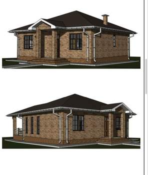 Дом 125м², 1-этажный, участок 8 сот.