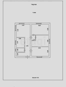 Дом 160м², 1-этажный, участок 5 сот.