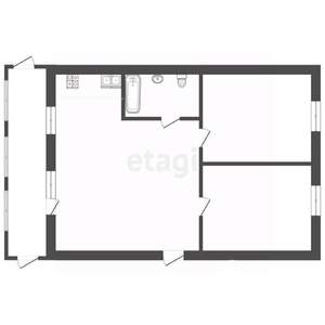 Дом 66м², 1-этажный, участок 6 сот.