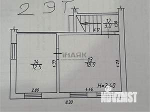 Дом 70м², 2-этажный, участок 3 сот.