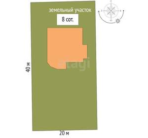 Дом 379м², 2-этажный, участок 8 сот.