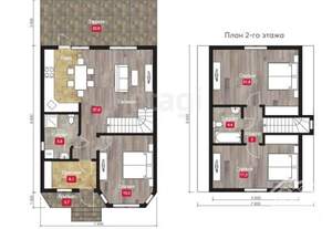 Дом 120м², 2-этажный, участок 7 сот.