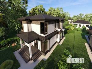 Коттедж 194м², 2-этажный, участок 6 сот.