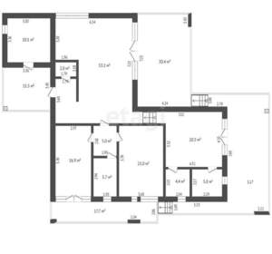 Дом 379м², 2-этажный, участок 8 сот.