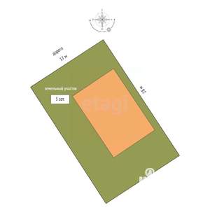 Дом 267м², 2-этажный, участок 5 сот.