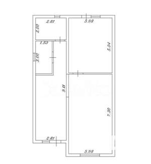 Дом 174м², 2-этажный, участок 6 сот.  
