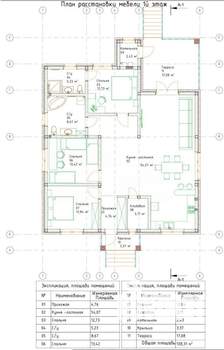 Дом 170м², 1-этажный, участок 6 сот.  