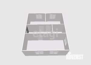 Дом 60м&sup2;, 2-этажный, участок 3 сот.  