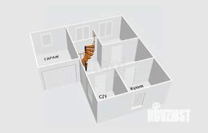 Дом 223м², 3-этажный, участок 5 сот.  