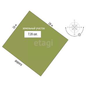 Дом 229м&sup2;, 3-этажный, участок 7 сот.  