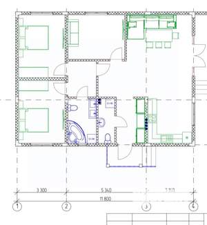 Дом 113м&sup2;, 1-этажный, участок 5 сот.  