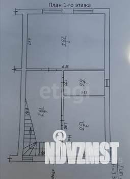 Таунхаус 136м&sup2;, 2-этажный, участок 9 сот.  