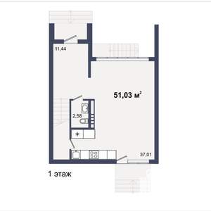 Таунхаус 135м&sup2;, 2-этажный, участок 2 сот.  