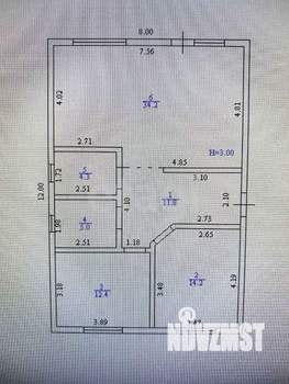 Дом 87м², 1-этажный, участок 4 сот.  