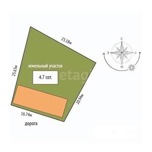 Дом 155м&sup2;, 2-этажный, участок 5 сот.  