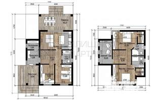 Дом 154м², 2-этажный, участок 6 сот.  