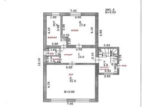 Дом 155м², 2-этажный, участок 3 сот.  
