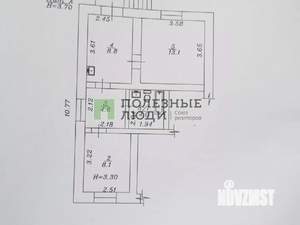 Коттедж 42м&sup2;, 1-этажный, участок 3 сот.  