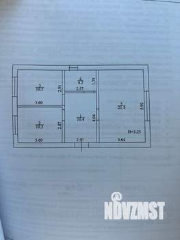 Дом 60м², 2-этажный, участок 3 сот.  