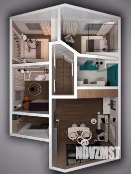 Дом 83м², 1-этажный, участок 5 сот.  