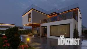 Дом 371м², 2-этажный, участок 17 сот.  