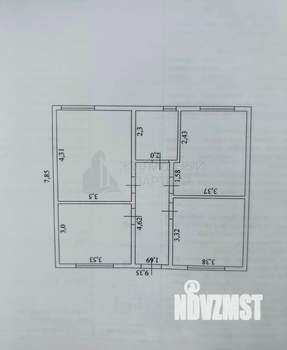 Дом 72м², 1-этажный, участок 4 сот.  