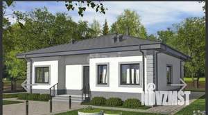 Дом 102м&sup2;, 1-этажный, участок 6 сот.  